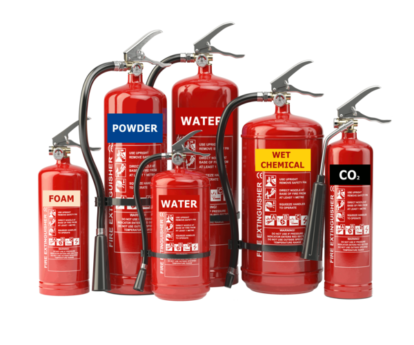 All type of Fire Extinguisher
